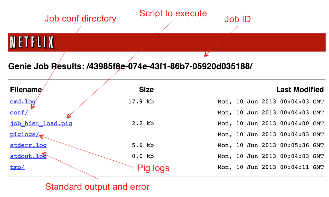 Genie 2 Output Directory